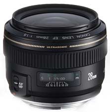 Canon EF 28 f/1.8 USM wide angle lens