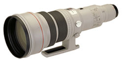 Canon EF600mm f/4L USM super telephoto lens