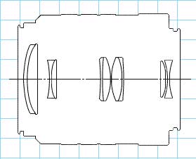 Canon EF80-200mm f/4.5-5.6 II telephoto zoom lens block diagram